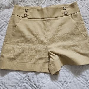 Veronica beard Kimm linen blend shorts size 0